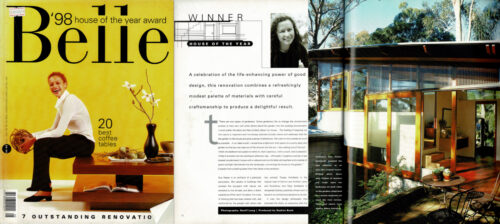 Sue Harper Architects press coverage - Belle Magazine